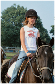 REbecca had to wait until she was ready for her new ride